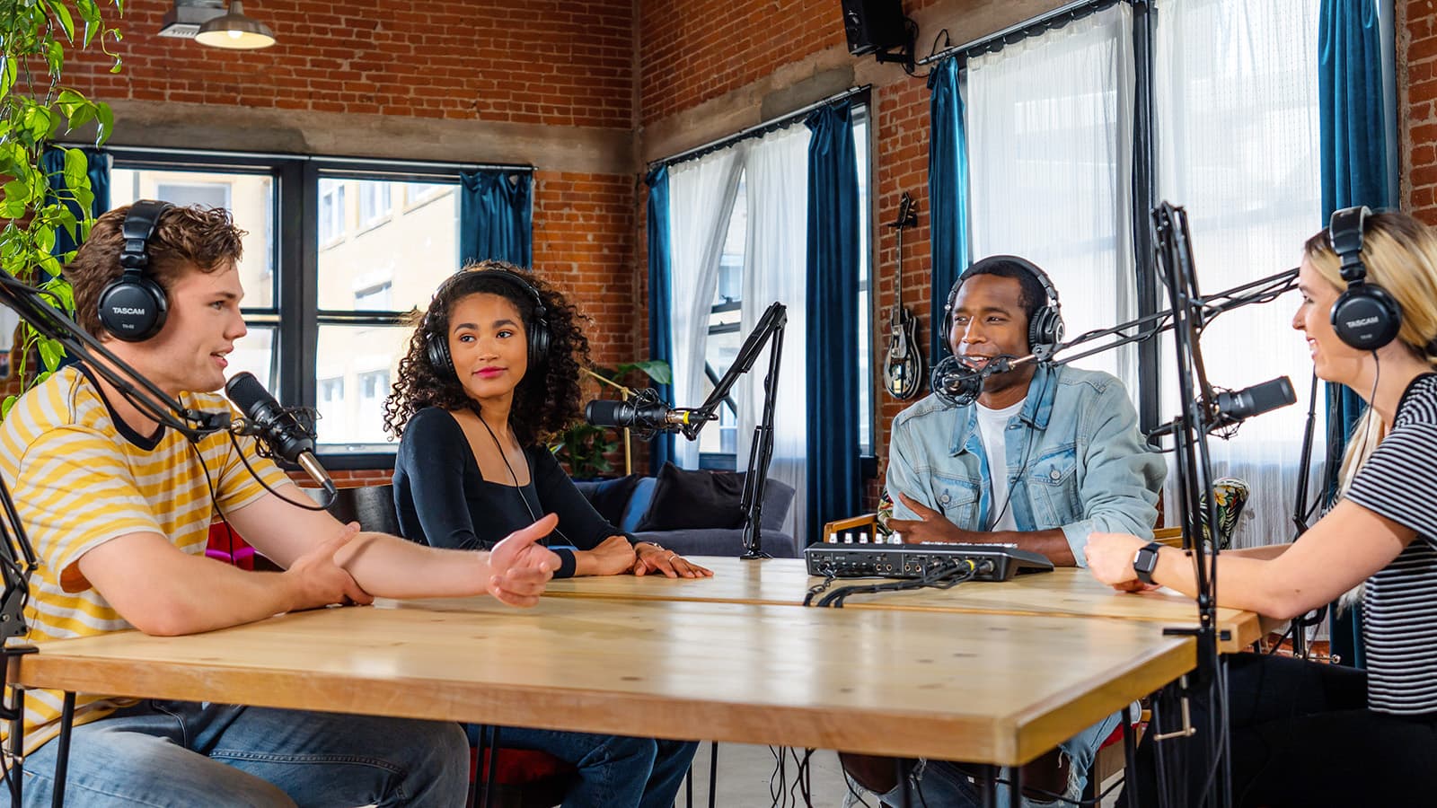 The People Suq podcast in the studio